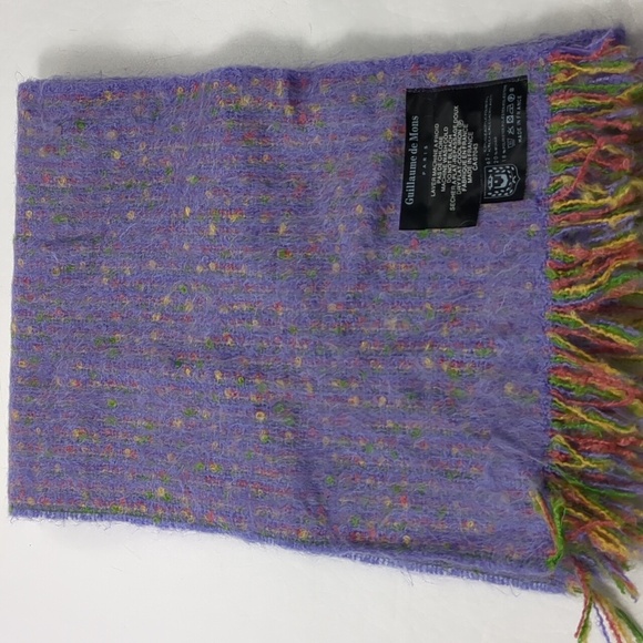 Guillaume Paris Mohair Scarf 10.5"x64" - Picture 4 of 4